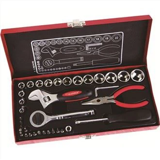 38pcs 3/8'' dr. socket verktøysett
