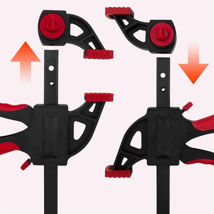 Woodworking Plastic quick ratchet F-clamp wholesale