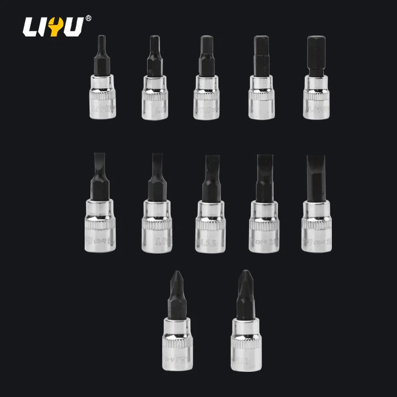 6.3mm Xiaofei Industrial Grade Ratchet Socket Wrench Auto Repair Fast Wrench Socket Set Of 46 Pieces high quality