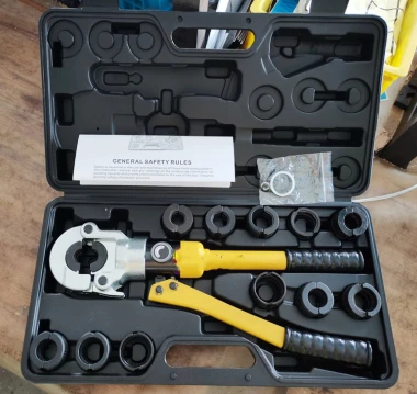 Hydraulisk krympeverktøy for flerlagsbeslag (TH/U-profiler) – 16-32 mm, 10T